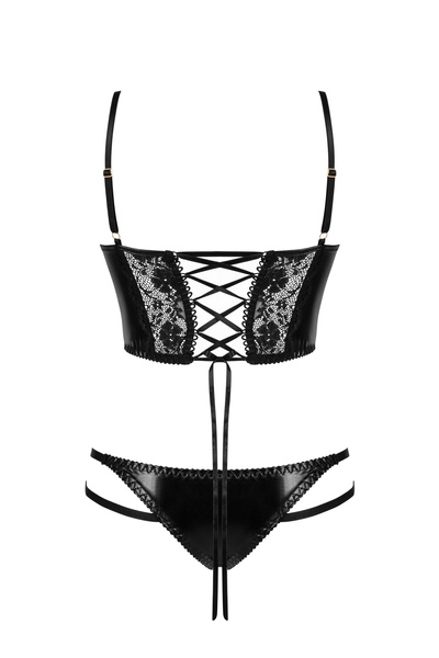 Beauty Night Nirvina Set – koronka + à la latex, body-look