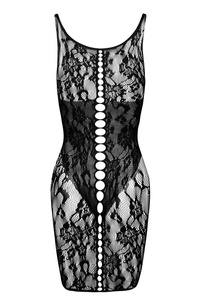 Beauty Night Donna Black – czarna koronkowa sukienka z wycięciami