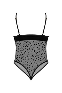Beauty Night Amalia – body z siateczki w kropki (polka dot)