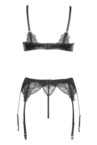 Beauty Night Marilyn Set – koronka + à la latex, pas do pończoch