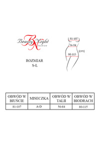 Beauty Night Anya Dress – koronkowa mini z siateczką