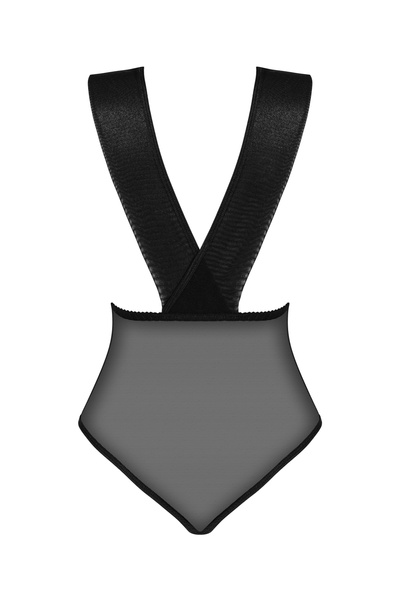 Beauty Night Veronica teddy black – czarne koronkowe body