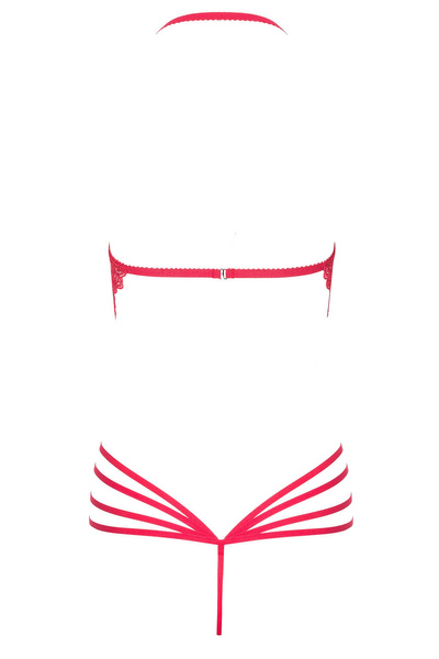 Beauty Night Denver Teddy Cherry – wiśniowe body z koronką