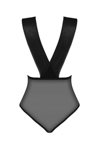 Beauty Night Veronica teddy black – czarne koronkowe body