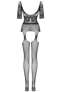 Beauty Night Courtney Bodystocking Black – siateczka i koronka