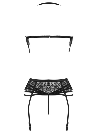 Beauty Night Lace Temptation – koronkowy komplet z wycięciamić