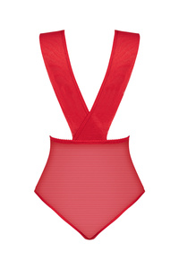 Beauty Night Veronica Teddy Red – czerwone koronkowe body