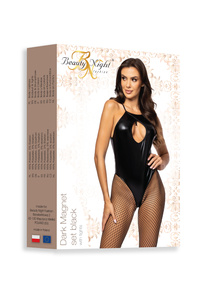 Beauty Night Dark Magnet – body wetlook i rajstopy kabaretki