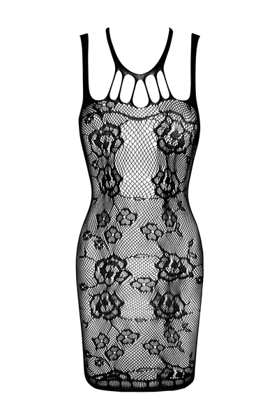 Beauty Night Anya Dress – koronkowa mini z siateczką